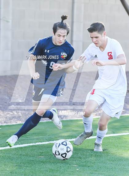 Thumbnail 2 in St. Johns @ North Valley Christian Academy (Senior Night) photogallery.