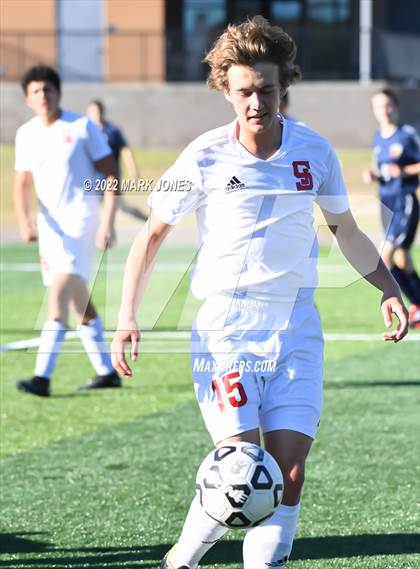 Thumbnail 2 in St. Johns @ North Valley Christian Academy (Senior Night) photogallery.