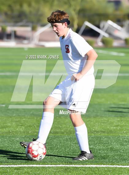 Thumbnail 1 in St. Johns @ North Valley Christian Academy (Senior Night) photogallery.