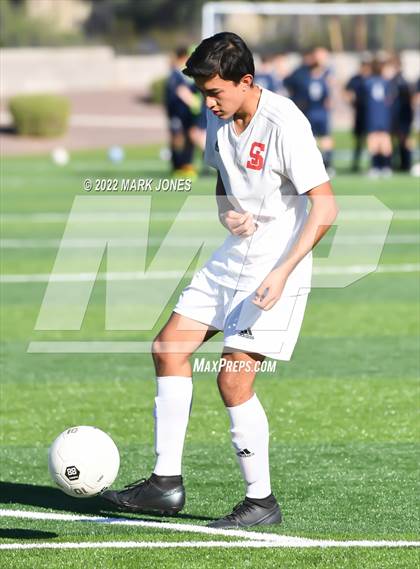 Thumbnail 2 in St. Johns @ North Valley Christian Academy (Senior Night) photogallery.