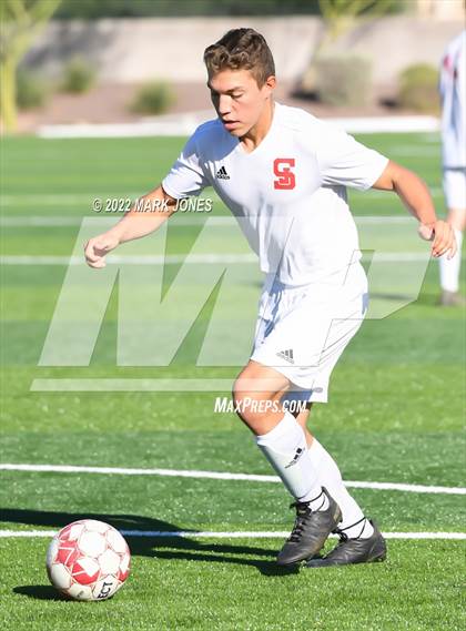 Thumbnail 1 in St. Johns @ North Valley Christian Academy (Senior Night) photogallery.