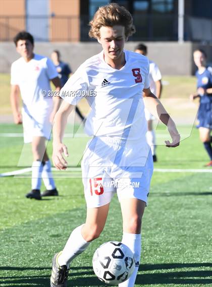 Thumbnail 1 in St. Johns @ North Valley Christian Academy (Senior Night) photogallery.