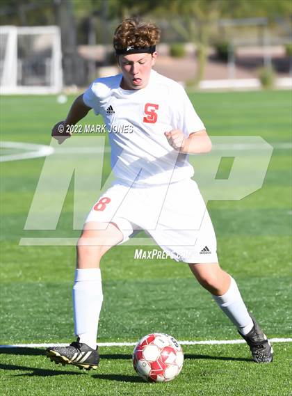 Thumbnail 1 in St. Johns @ North Valley Christian Academy (Senior Night) photogallery.