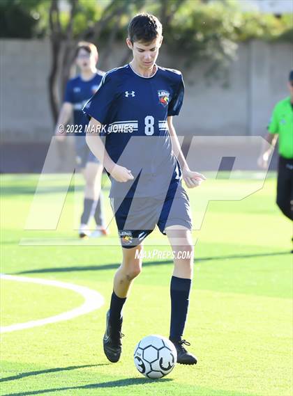 Thumbnail 1 in St. Johns @ North Valley Christian Academy (Senior Night) photogallery.