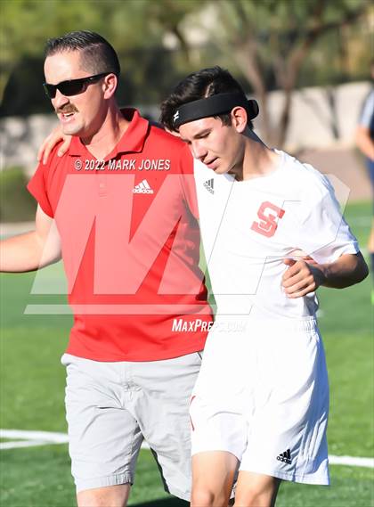 Thumbnail 1 in St. Johns @ North Valley Christian Academy (Senior Night) photogallery.