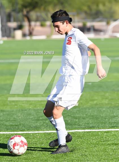 Thumbnail 1 in St. Johns @ North Valley Christian Academy (Senior Night) photogallery.