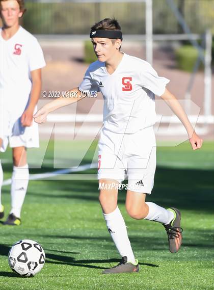 Thumbnail 1 in St. Johns @ North Valley Christian Academy (Senior Night) photogallery.