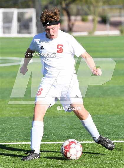 Thumbnail 2 in St. Johns @ North Valley Christian Academy (Senior Night) photogallery.