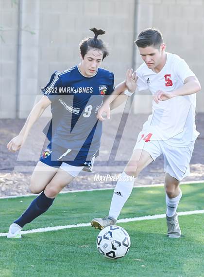Thumbnail 3 in St. Johns @ North Valley Christian Academy (Senior Night) photogallery.