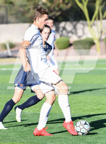 Thumbnail 1 in St. Johns @ North Valley Christian Academy (Senior Night) photogallery.