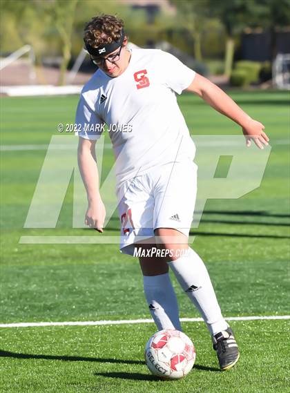 Thumbnail 2 in St. Johns @ North Valley Christian Academy (Senior Night) photogallery.