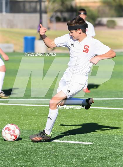 Thumbnail 1 in St. Johns @ North Valley Christian Academy (Senior Night) photogallery.