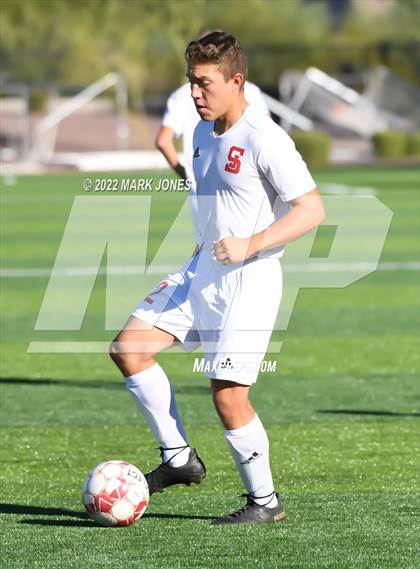 Thumbnail 1 in St. Johns @ North Valley Christian Academy (Senior Night) photogallery.