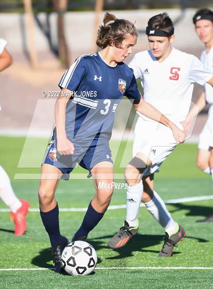 Thumbnail 3 in St. Johns @ North Valley Christian Academy (Senior Night) photogallery.