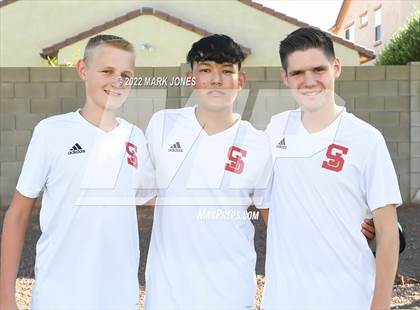 Thumbnail 1 in St. Johns @ North Valley Christian Academy (Senior Night) photogallery.