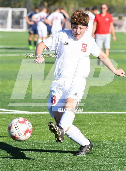 Thumbnail 3 in St. Johns @ North Valley Christian Academy (Senior Night) photogallery.