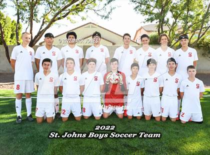 Thumbnail 3 in St. Johns @ North Valley Christian Academy (Senior Night) photogallery.