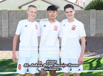 Thumbnail 3 in St. Johns @ North Valley Christian Academy (Senior Night) photogallery.