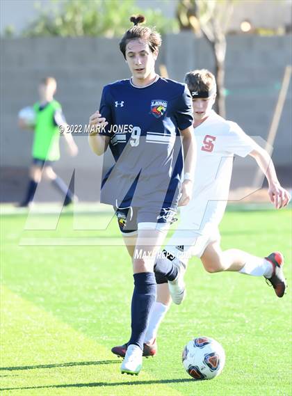 Thumbnail 3 in St. Johns @ North Valley Christian Academy (Senior Night) photogallery.