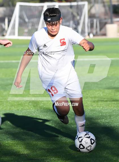 Thumbnail 3 in St. Johns @ North Valley Christian Academy (Senior Night) photogallery.