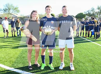 Thumbnail 3 in St. Johns @ North Valley Christian Academy (Senior Night) photogallery.