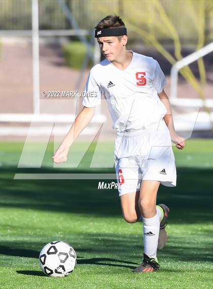 Thumbnail 1 in St. Johns @ North Valley Christian Academy (Senior Night) photogallery.