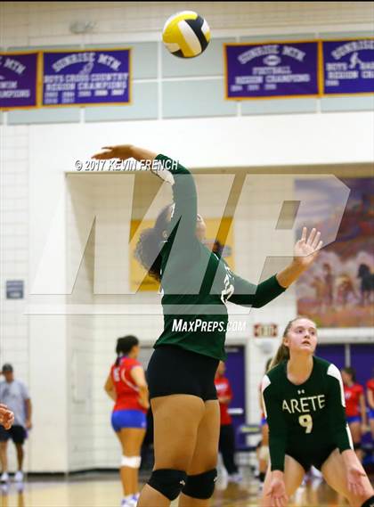 Thumbnail 1 in Sunrise Mountain vs. Arete Prep photogallery.