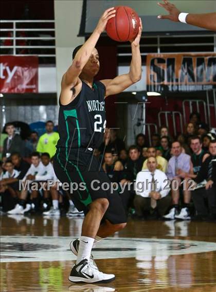 Thumbnail 2 in DeMatha vs Northwest Catholic (Spalding Hoophall Classic) photogallery.