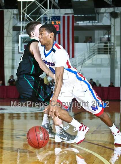 Thumbnail 2 in DeMatha vs Northwest Catholic (Spalding Hoophall Classic) photogallery.