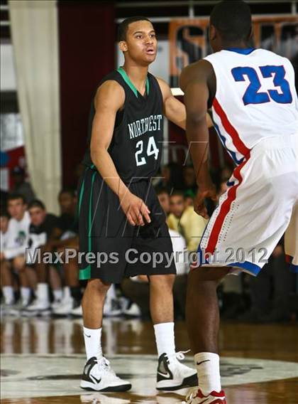 Thumbnail 2 in DeMatha vs Northwest Catholic (Spalding Hoophall Classic) photogallery.