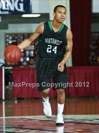 Thumbnail 3 in DeMatha vs Northwest Catholic (Spalding Hoophall Classic) photogallery.