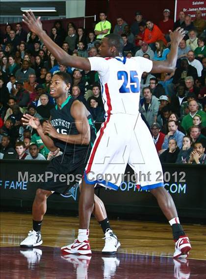 Thumbnail 3 in DeMatha vs Northwest Catholic (Spalding Hoophall Classic) photogallery.