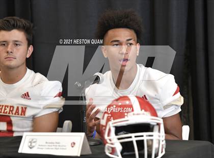 Thumbnail 2 in Trinity League Football Media Day - Orange Lutheran photogallery.