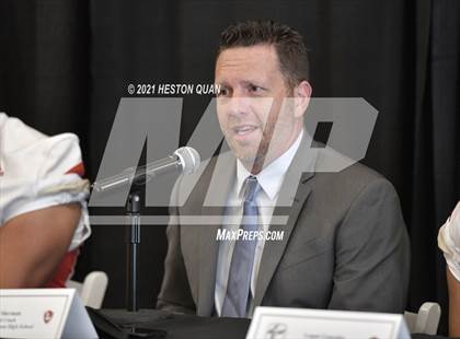 Thumbnail 3 in Trinity League Football Media Day - Orange Lutheran photogallery.