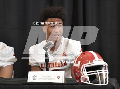 Thumbnail 3 in Trinity League Football Media Day - Orange Lutheran photogallery.