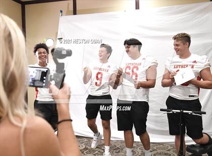 Thumbnail 1 in Trinity League Football Media Day - Orange Lutheran photogallery.