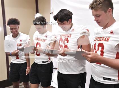 Thumbnail 3 in Trinity League Football Media Day - Orange Lutheran photogallery.