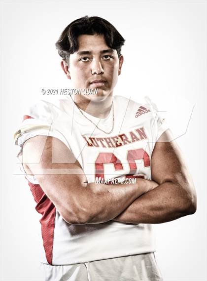 Thumbnail 2 in Trinity League Football Media Day - Orange Lutheran photogallery.