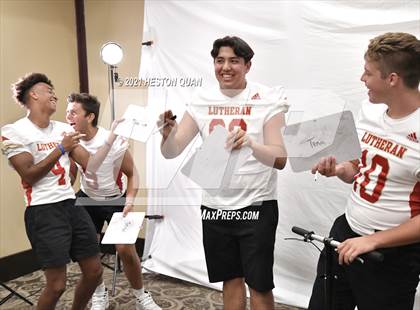 Thumbnail 1 in Trinity League Football Media Day - Orange Lutheran photogallery.