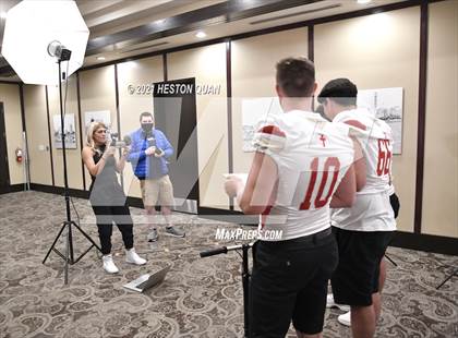 Thumbnail 1 in Trinity League Football Media Day - Orange Lutheran photogallery.