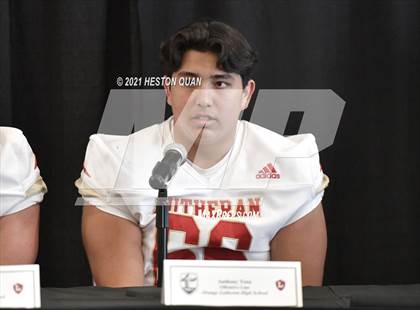 Thumbnail 2 in Trinity League Football Media Day - Orange Lutheran photogallery.