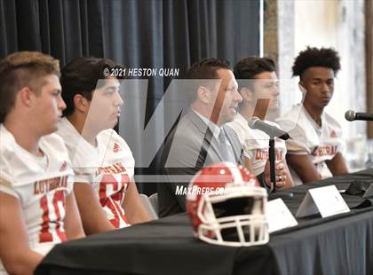 Thumbnail 3 in Trinity League Football Media Day - Orange Lutheran photogallery.