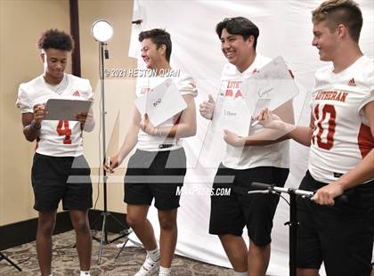 Thumbnail 1 in Trinity League Football Media Day - Orange Lutheran photogallery.