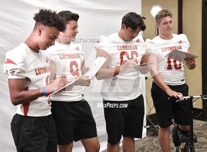 Thumbnail 1 in Trinity League Football Media Day - Orange Lutheran photogallery.