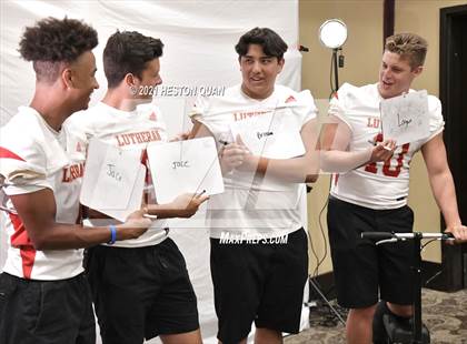 Thumbnail 2 in Trinity League Football Media Day - Orange Lutheran photogallery.