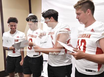 Thumbnail 1 in Trinity League Football Media Day - Orange Lutheran photogallery.