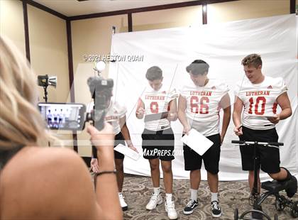 Thumbnail 1 in Trinity League Football Media Day - Orange Lutheran photogallery.