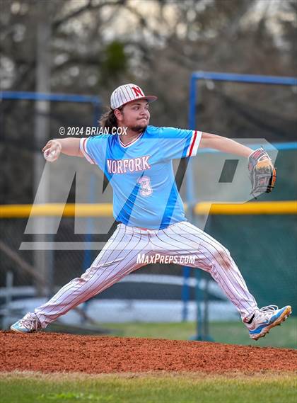Thumbnail 1 in Norfork vs Salem (4th Annual Forrest Wood - Wood Bat Classic) photogallery.