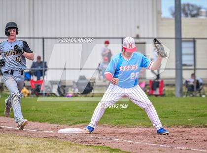 Thumbnail 2 in Norfork vs Salem (4th Annual Forrest Wood - Wood Bat Classic) photogallery.