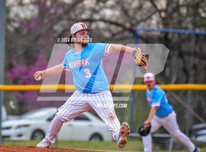 Thumbnail 3 in Norfork vs Salem (4th Annual Forrest Wood - Wood Bat Classic) photogallery.